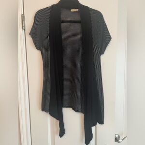 Urban Outfitters - Pins And Needles- Striped Black and Gray Women's Sweater